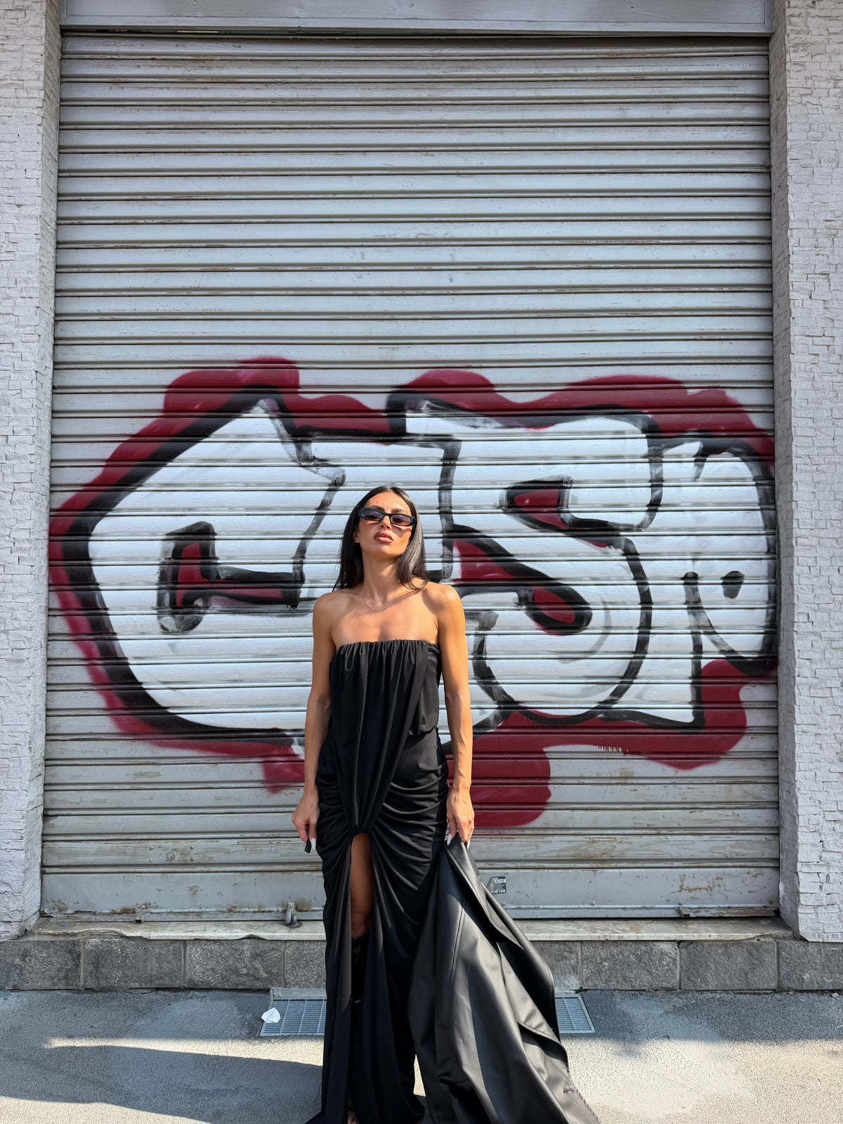 draped dress cut