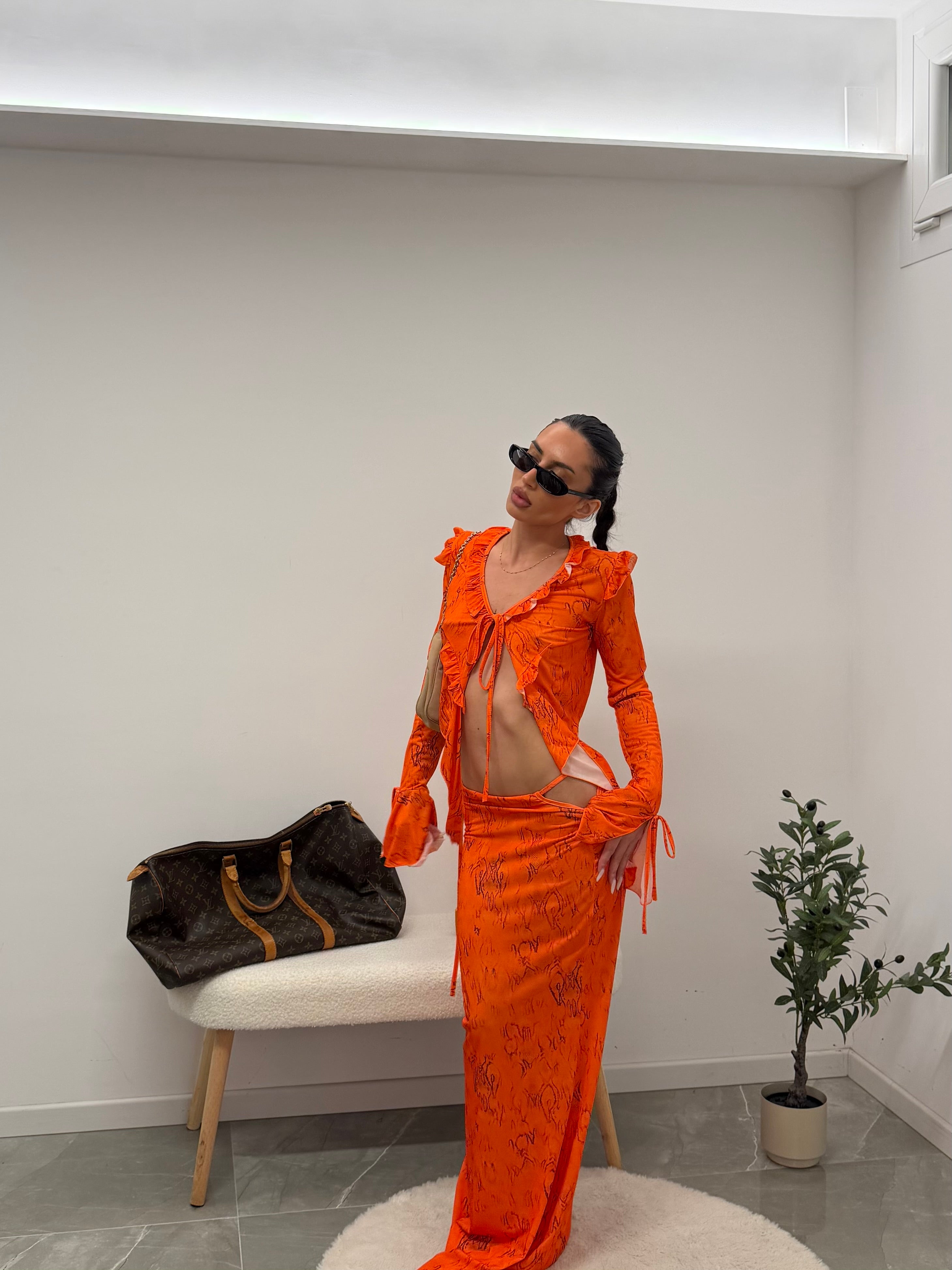 coordinato orange crush