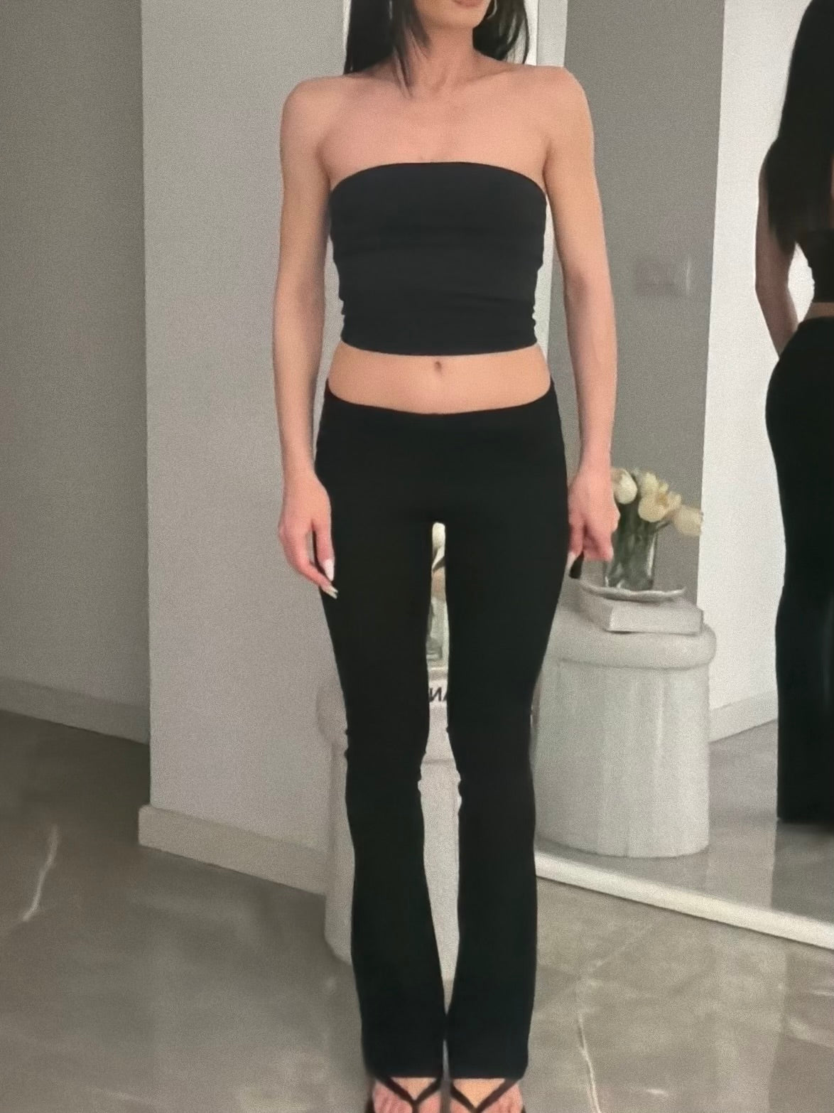 leggings flare black