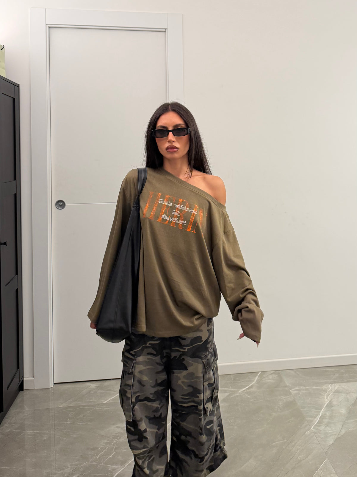 Off Duty Tee green