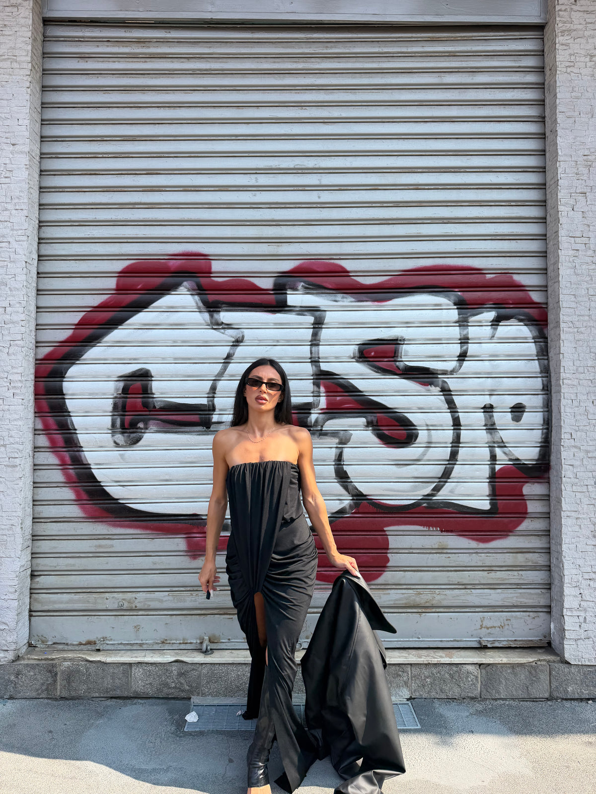 draped dress cut