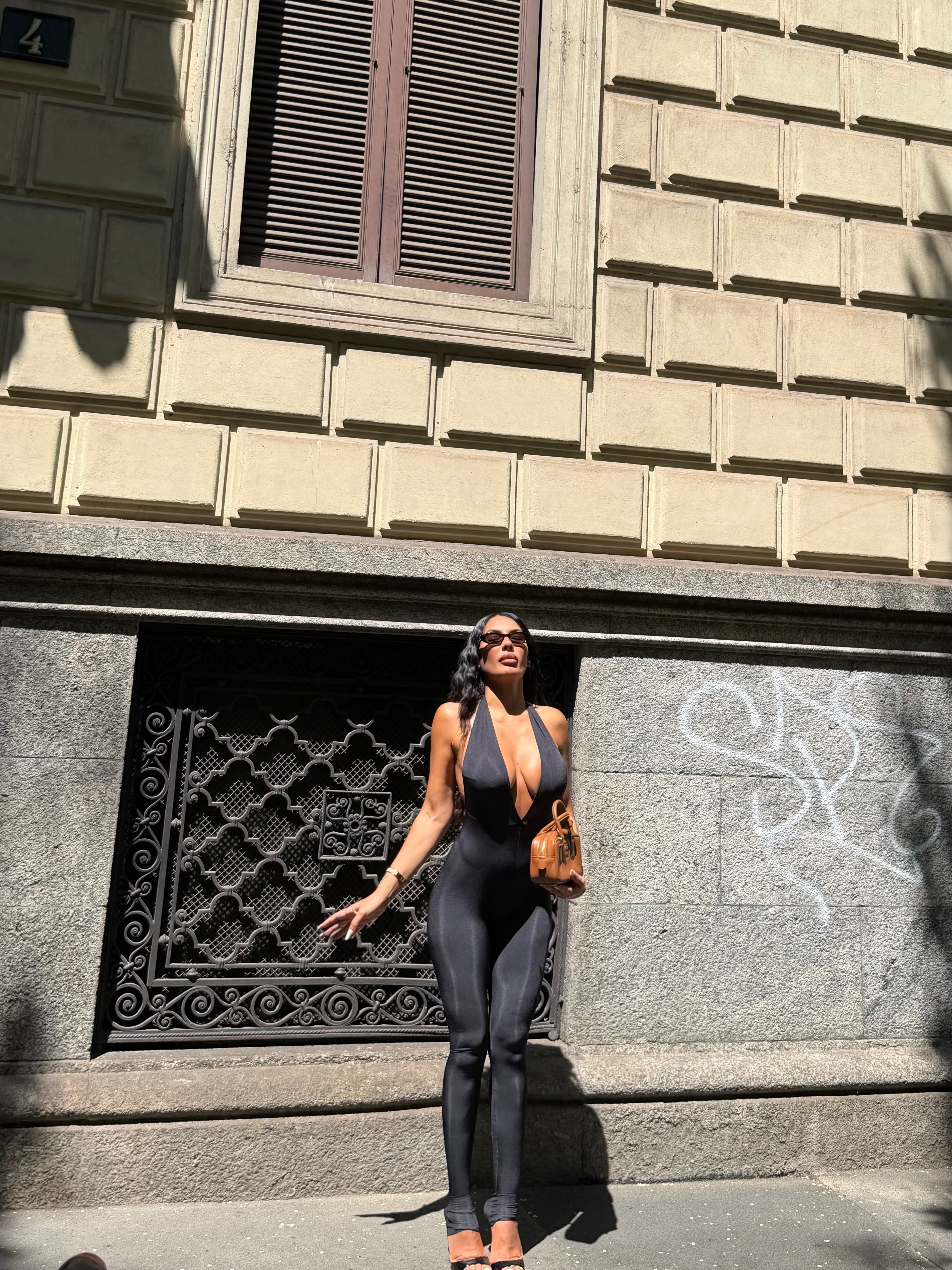 sculpt jumpsuit nero