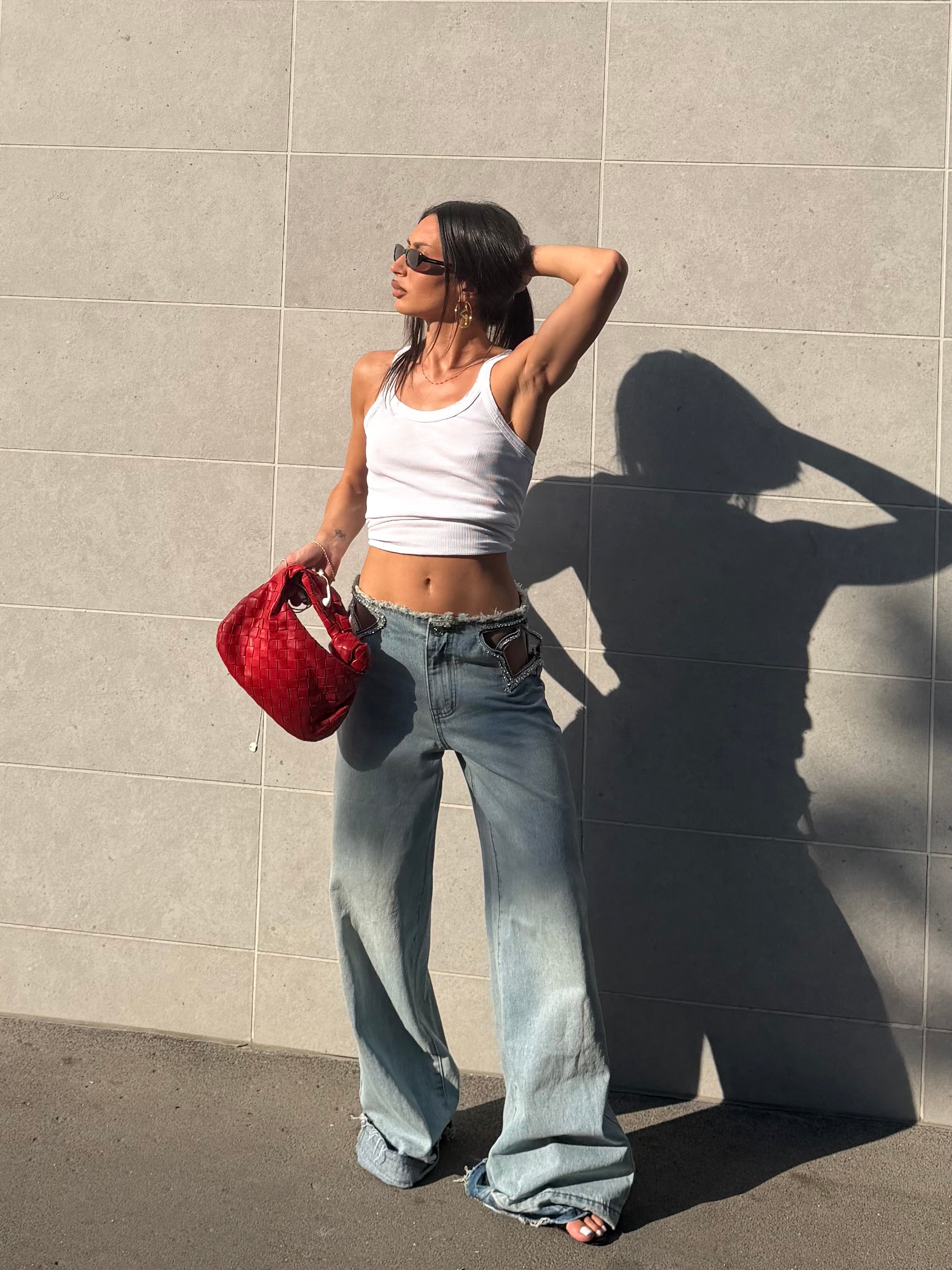 jeans denim butterfly