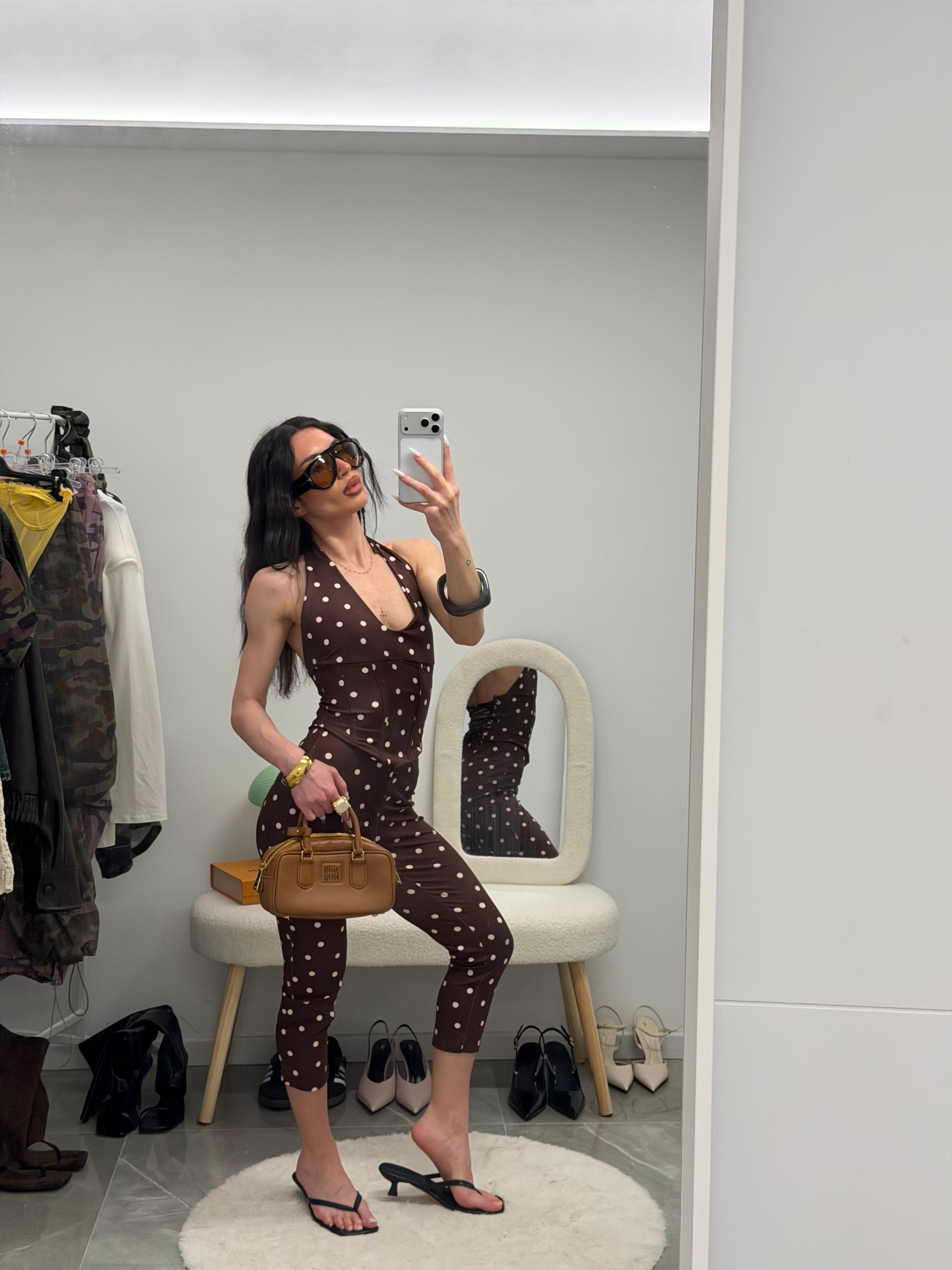 coordinato dot capri