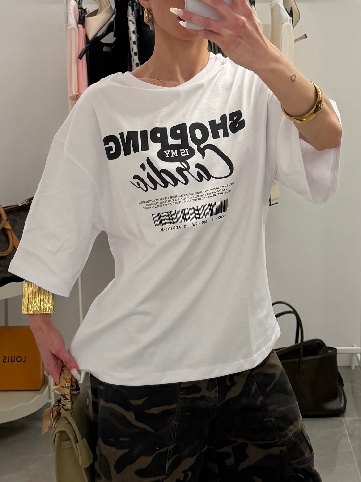 t-shirt shopping is my cardio