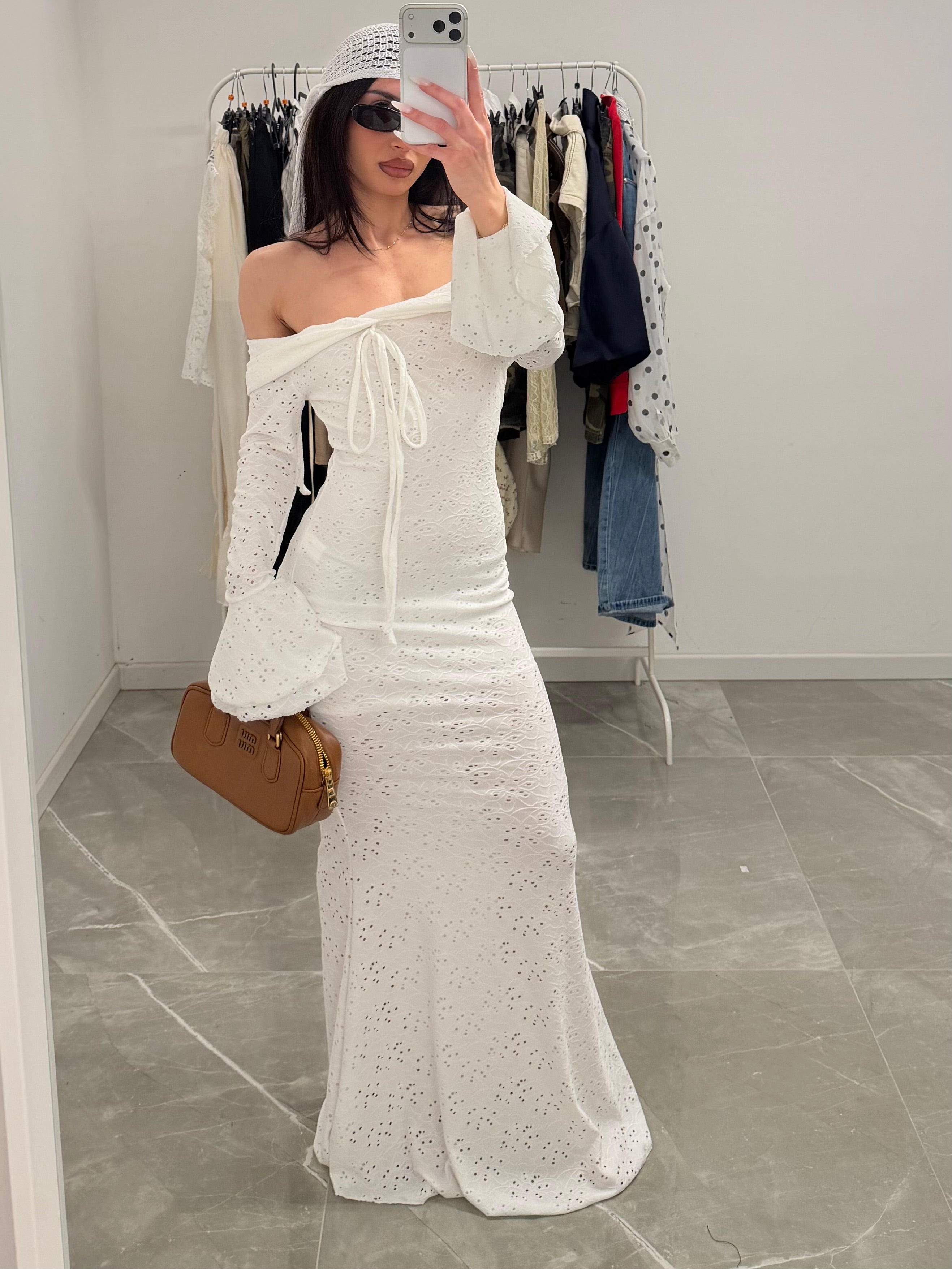 dress polly white
