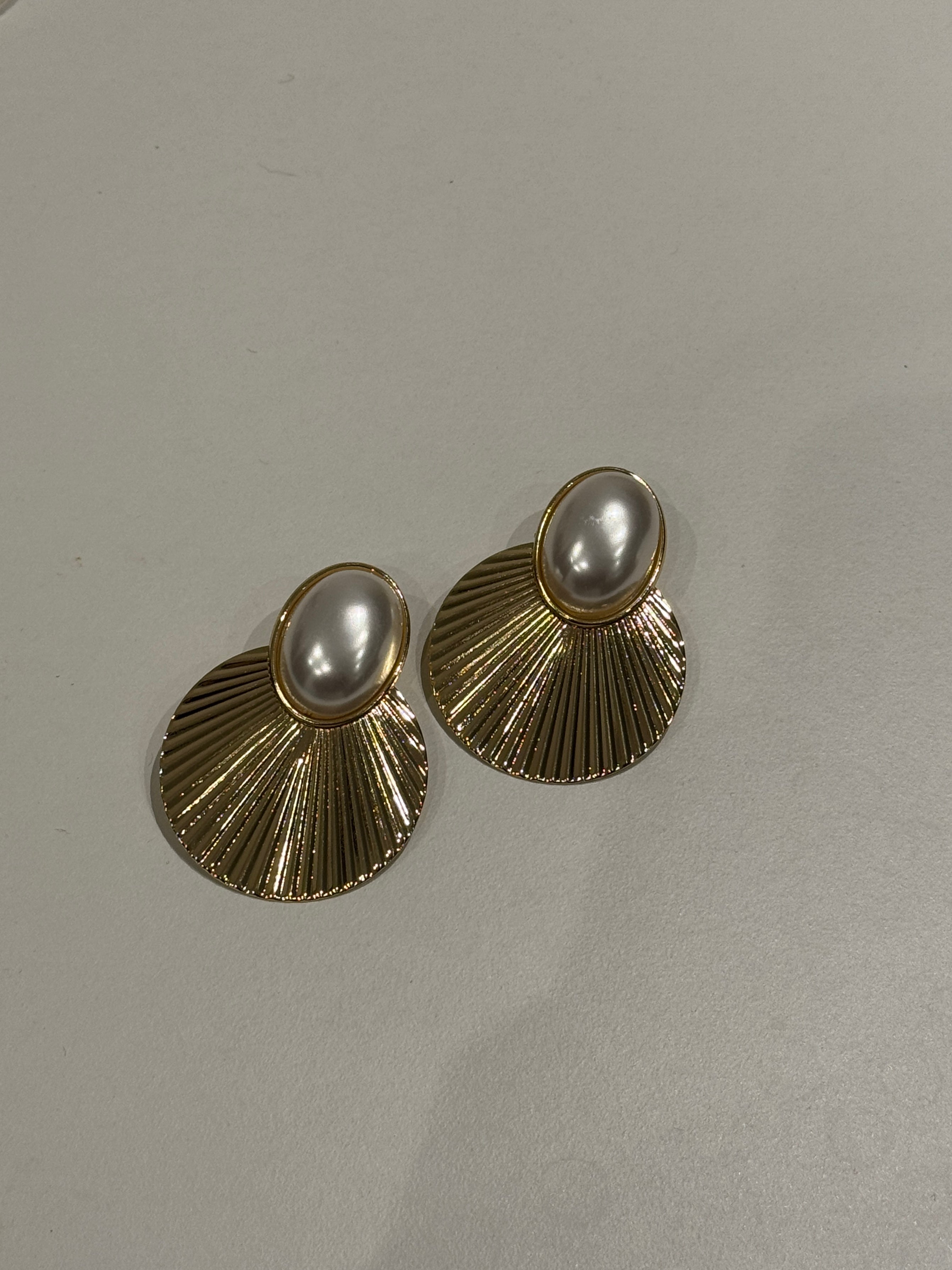 Orecchini pearl gold