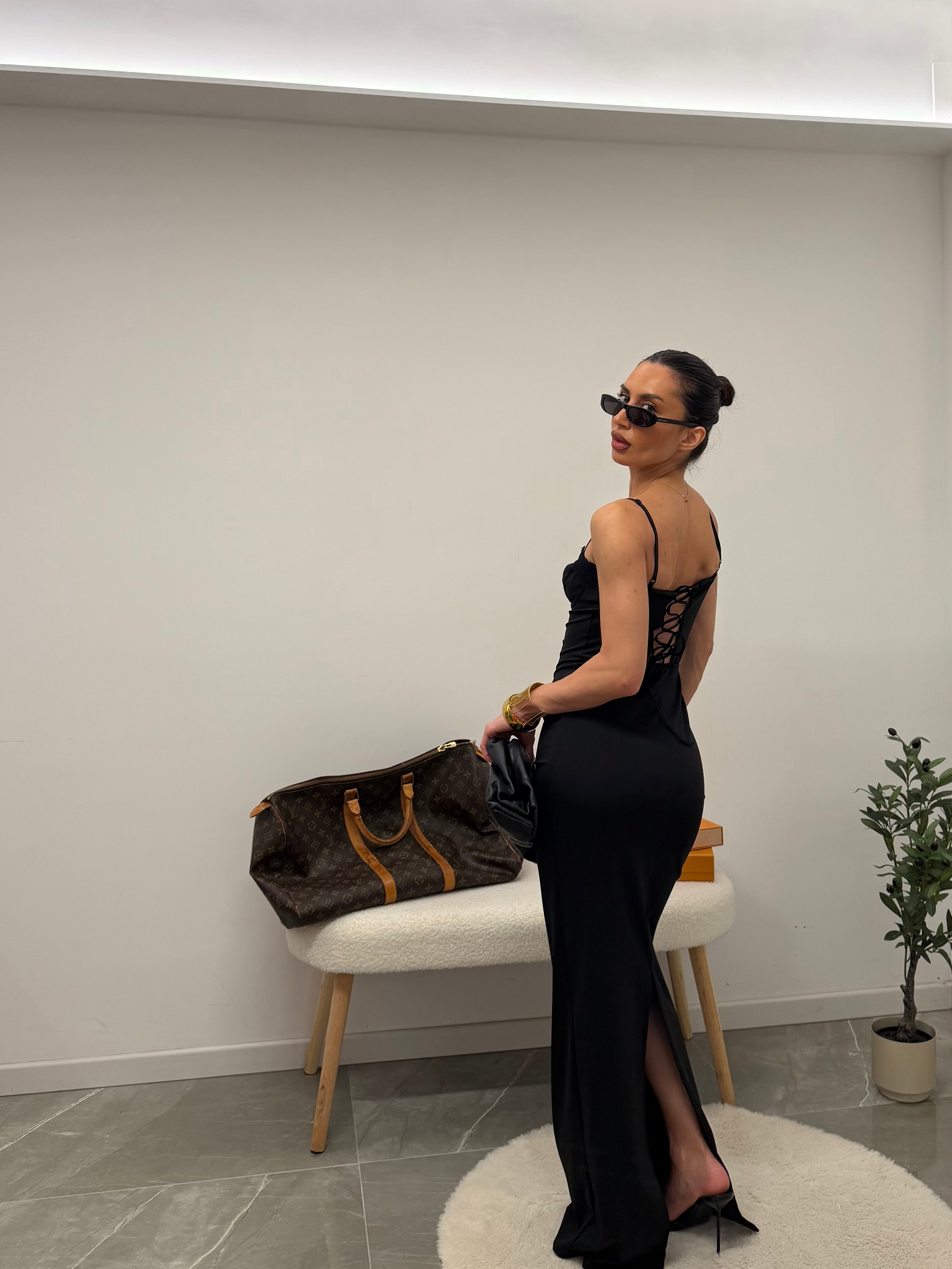 Tangerine Muse Dress black