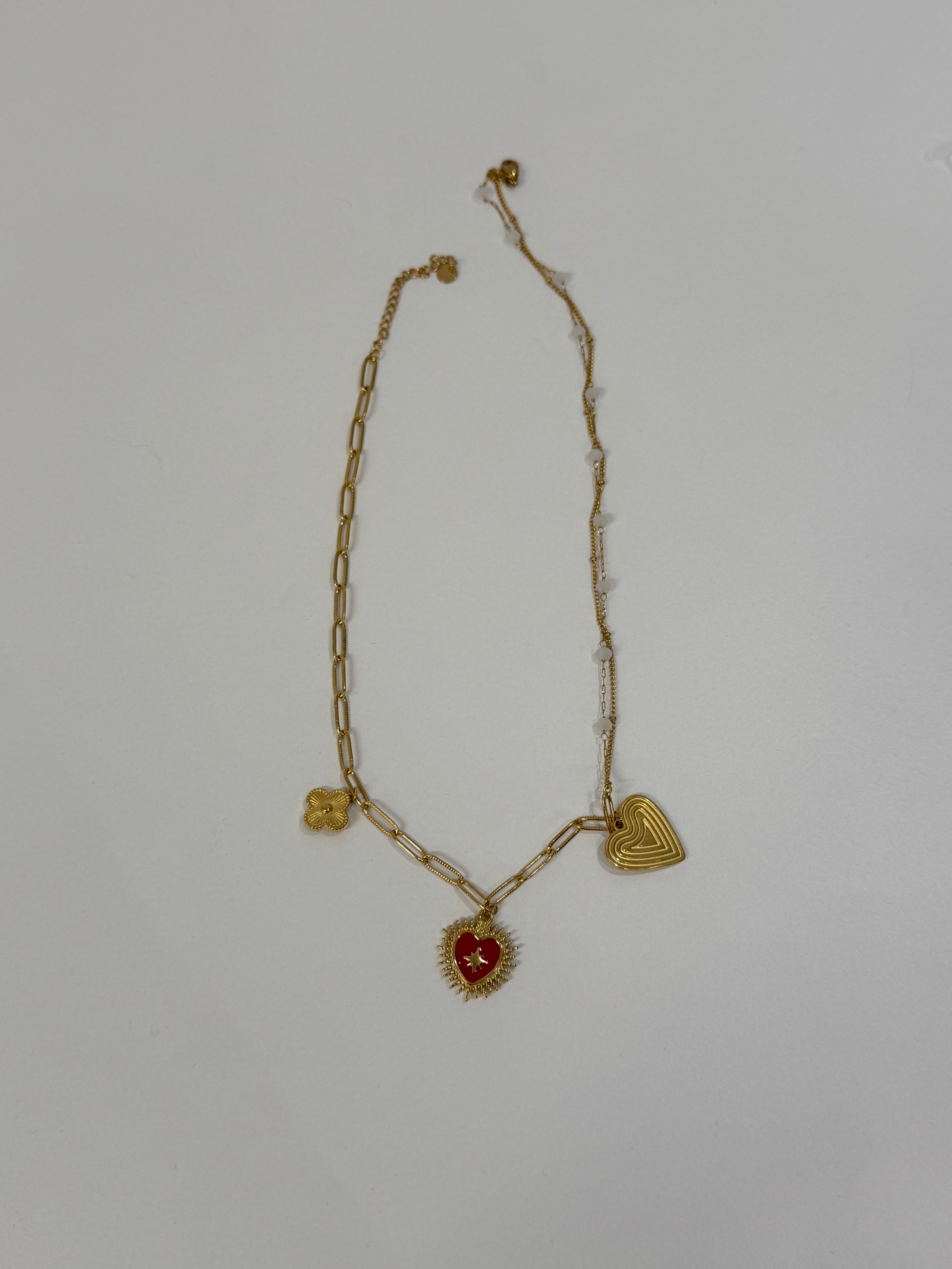 collana gold hearts