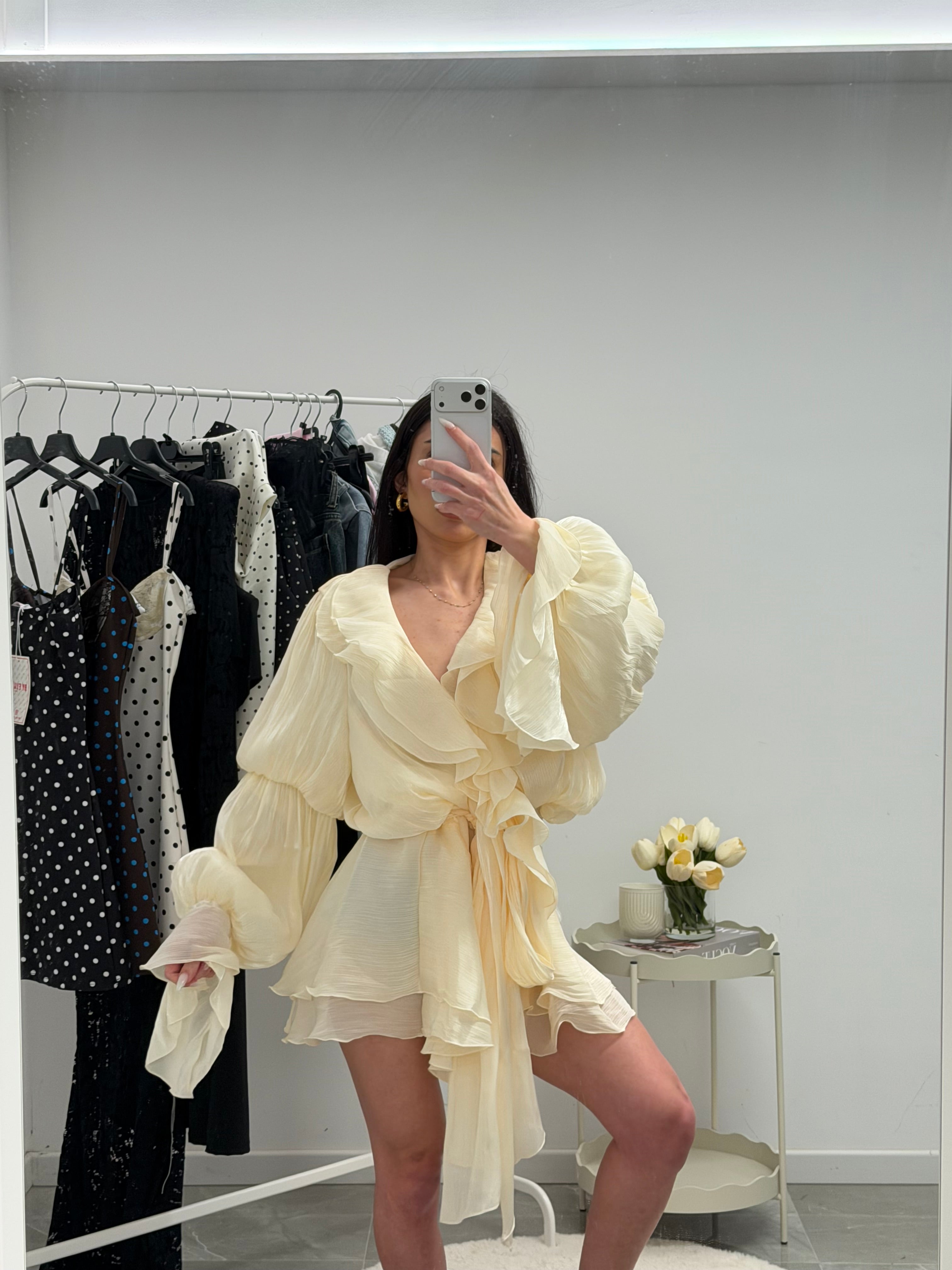 Dress ruffles mini