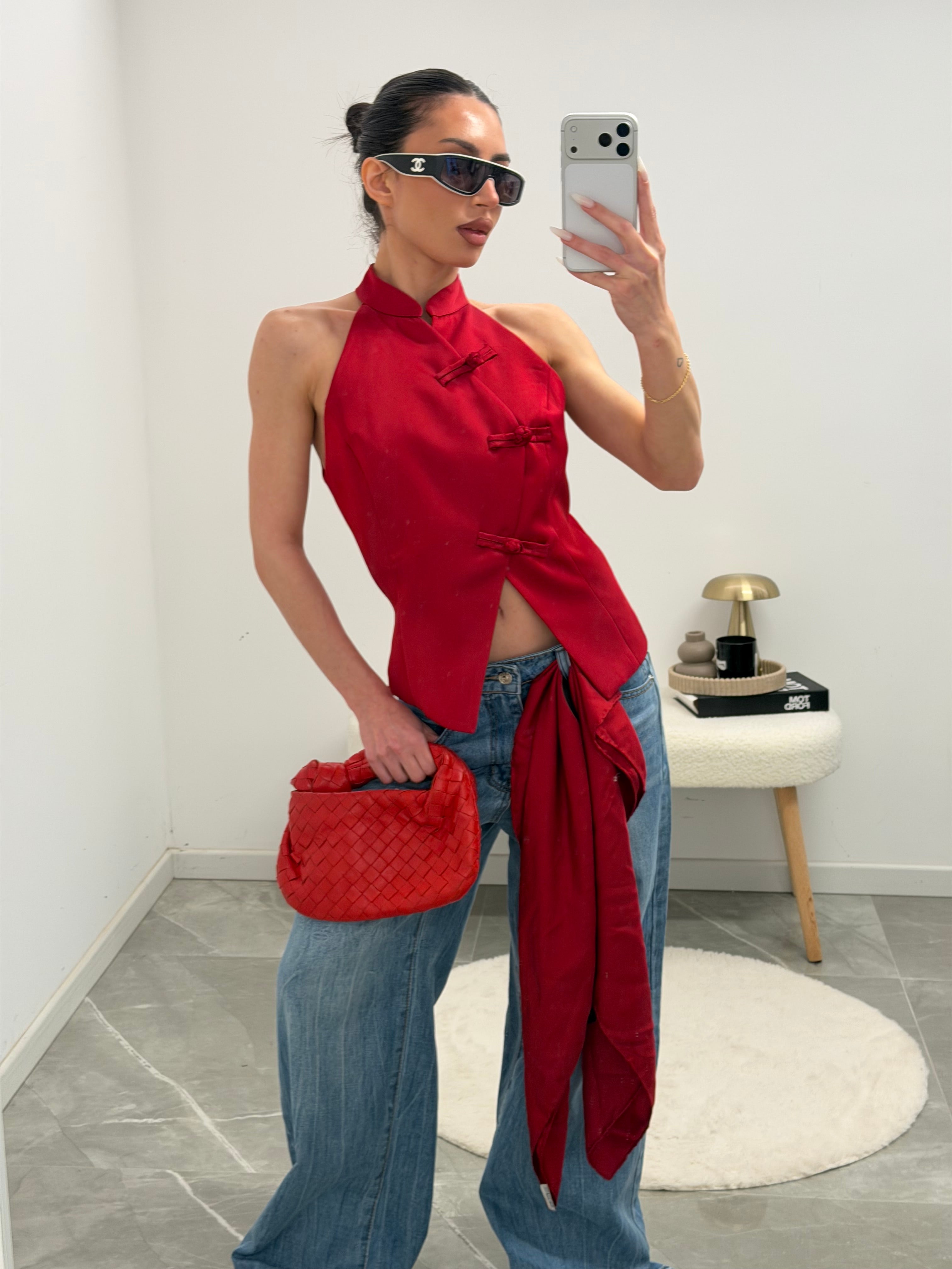 jeans denim baggy strass booty