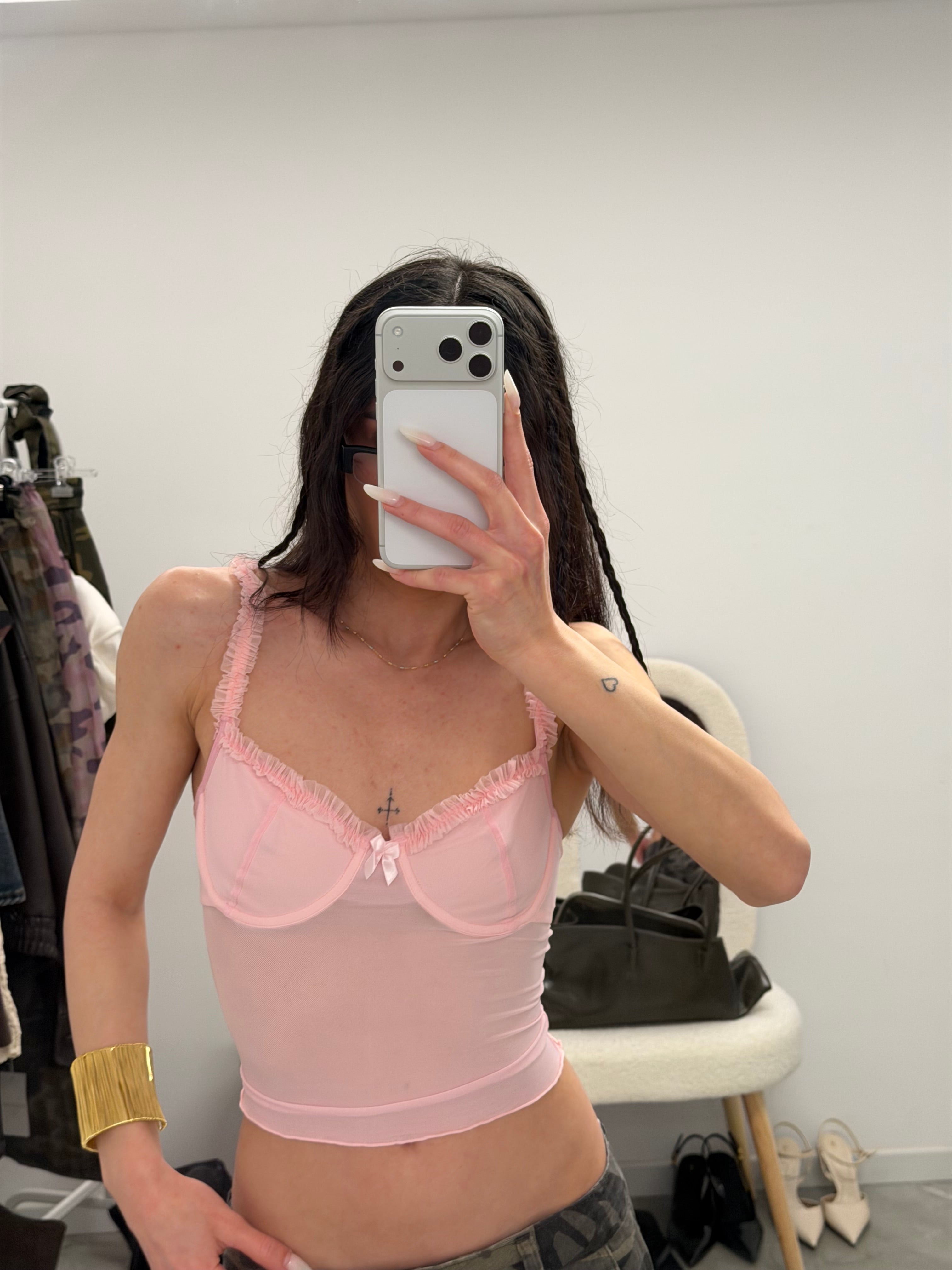 baby pink top