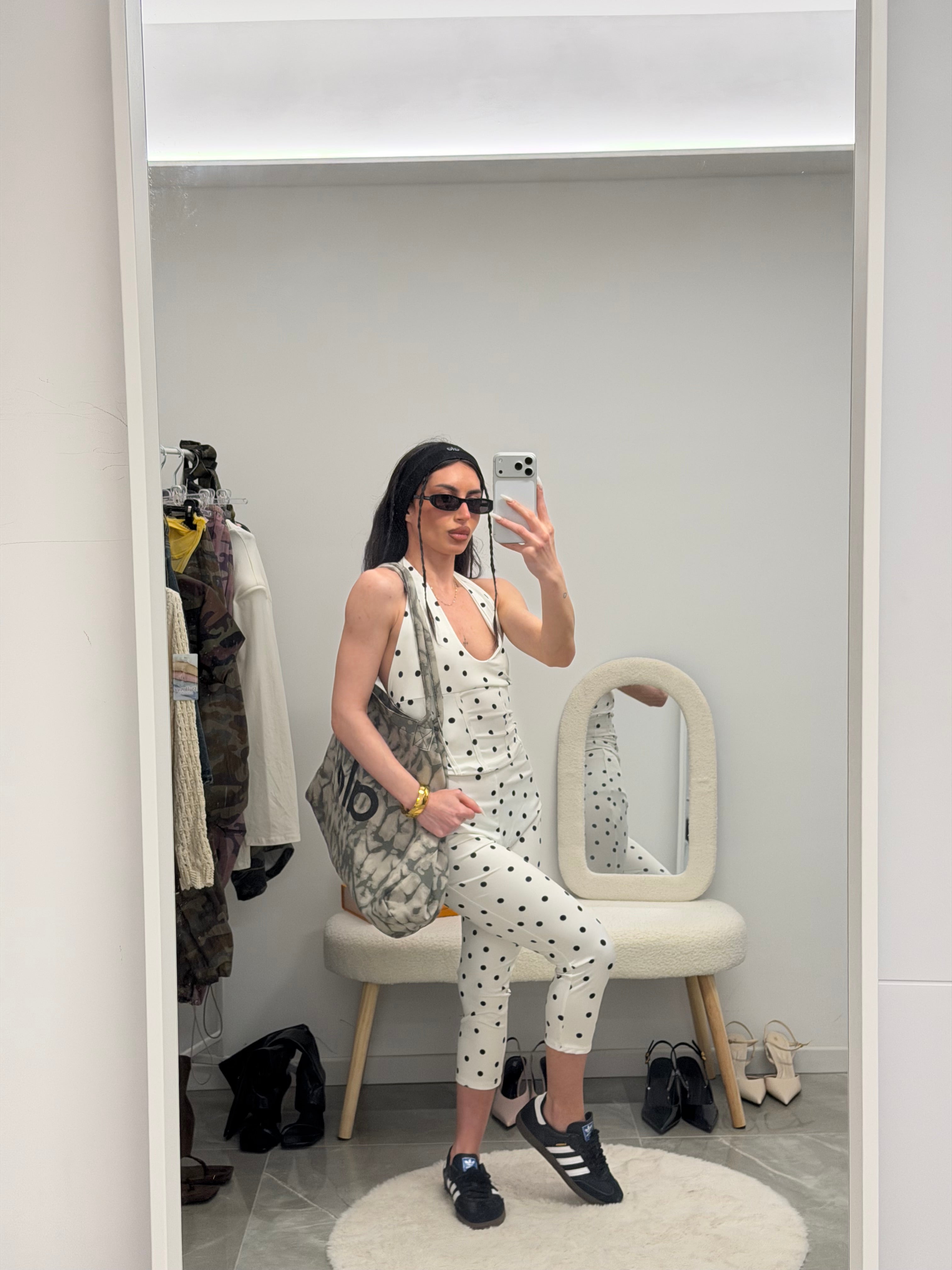 coordinato dot capri