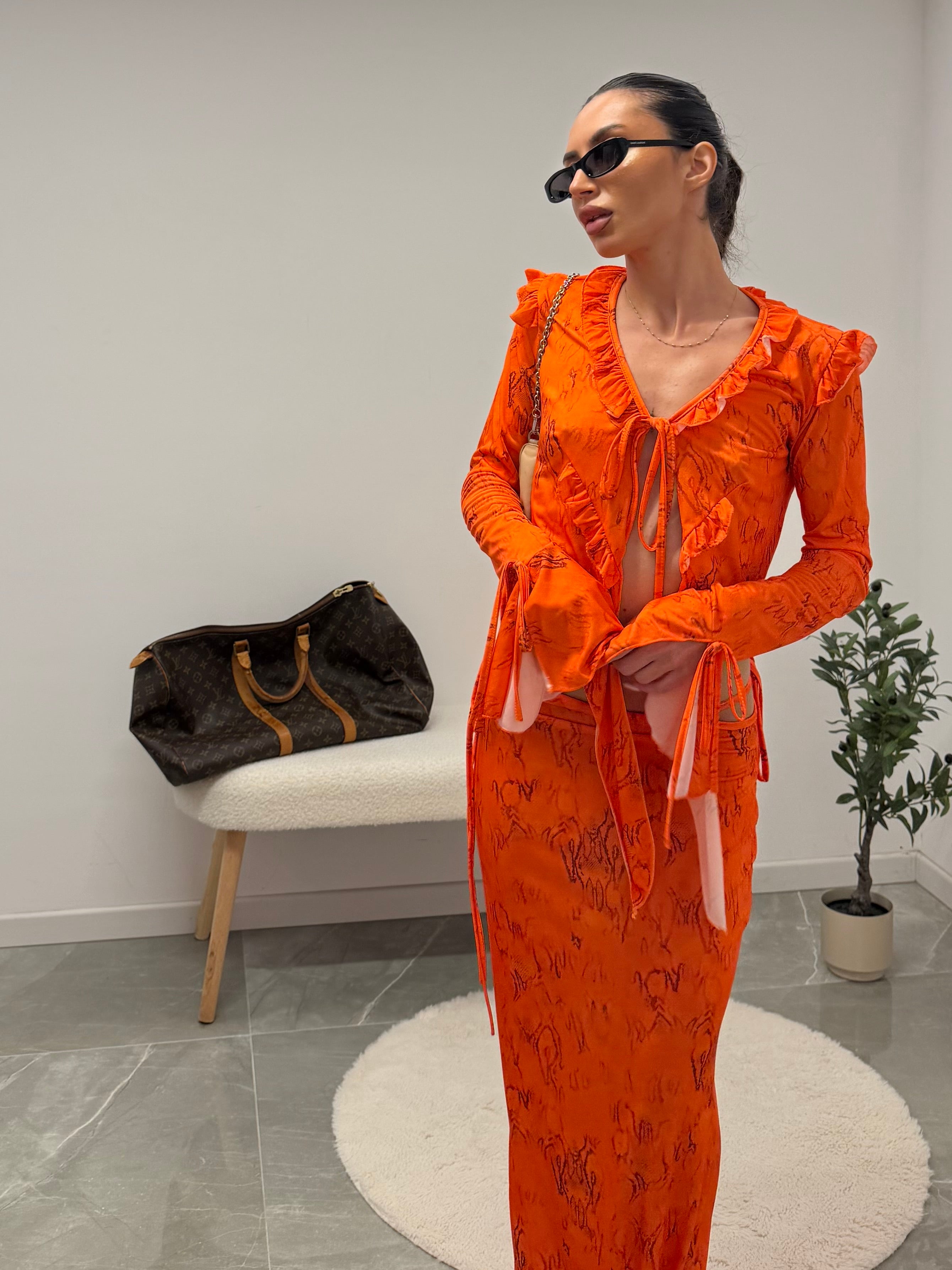 coordinato orange crush
