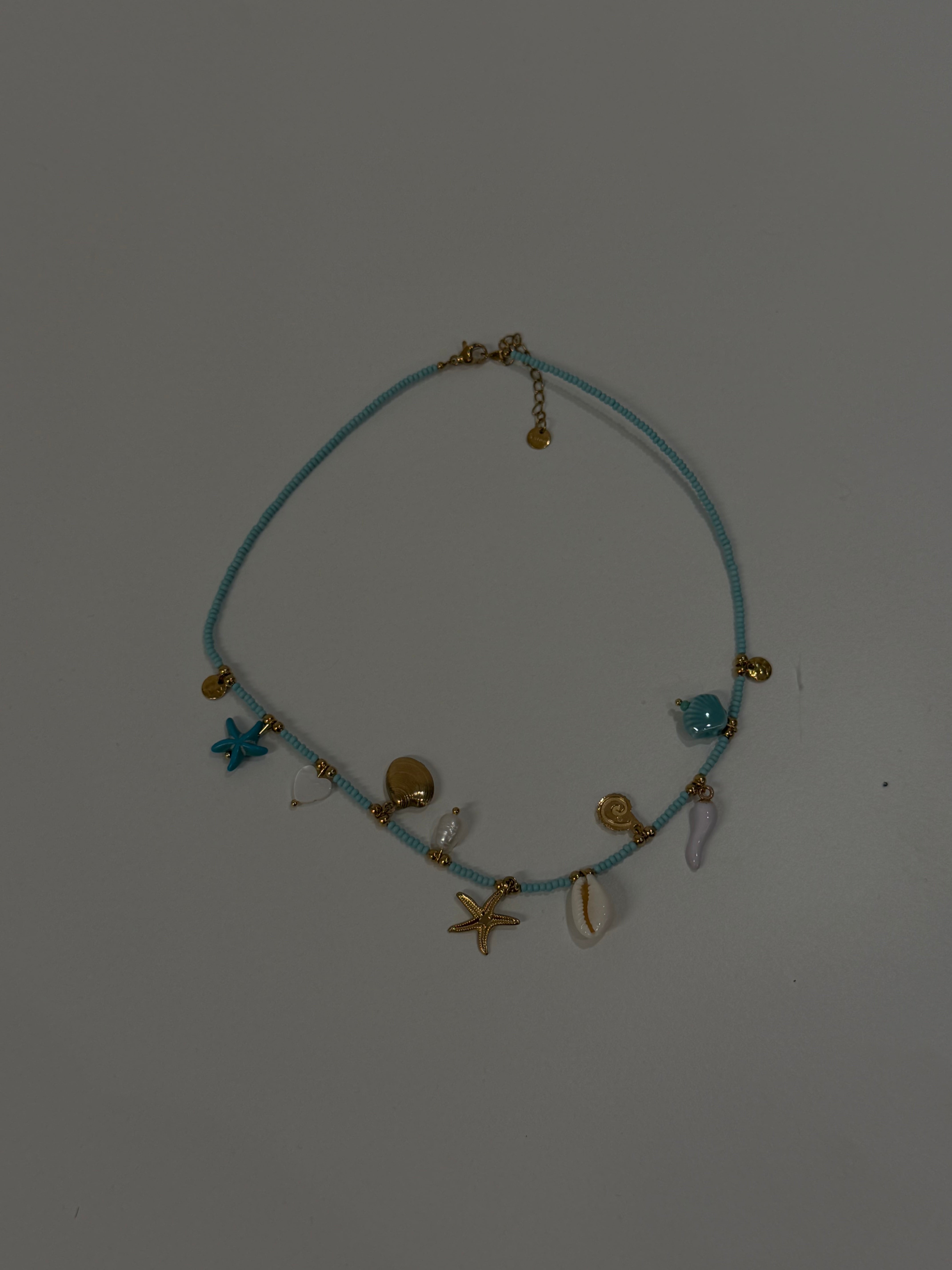collana charms blue