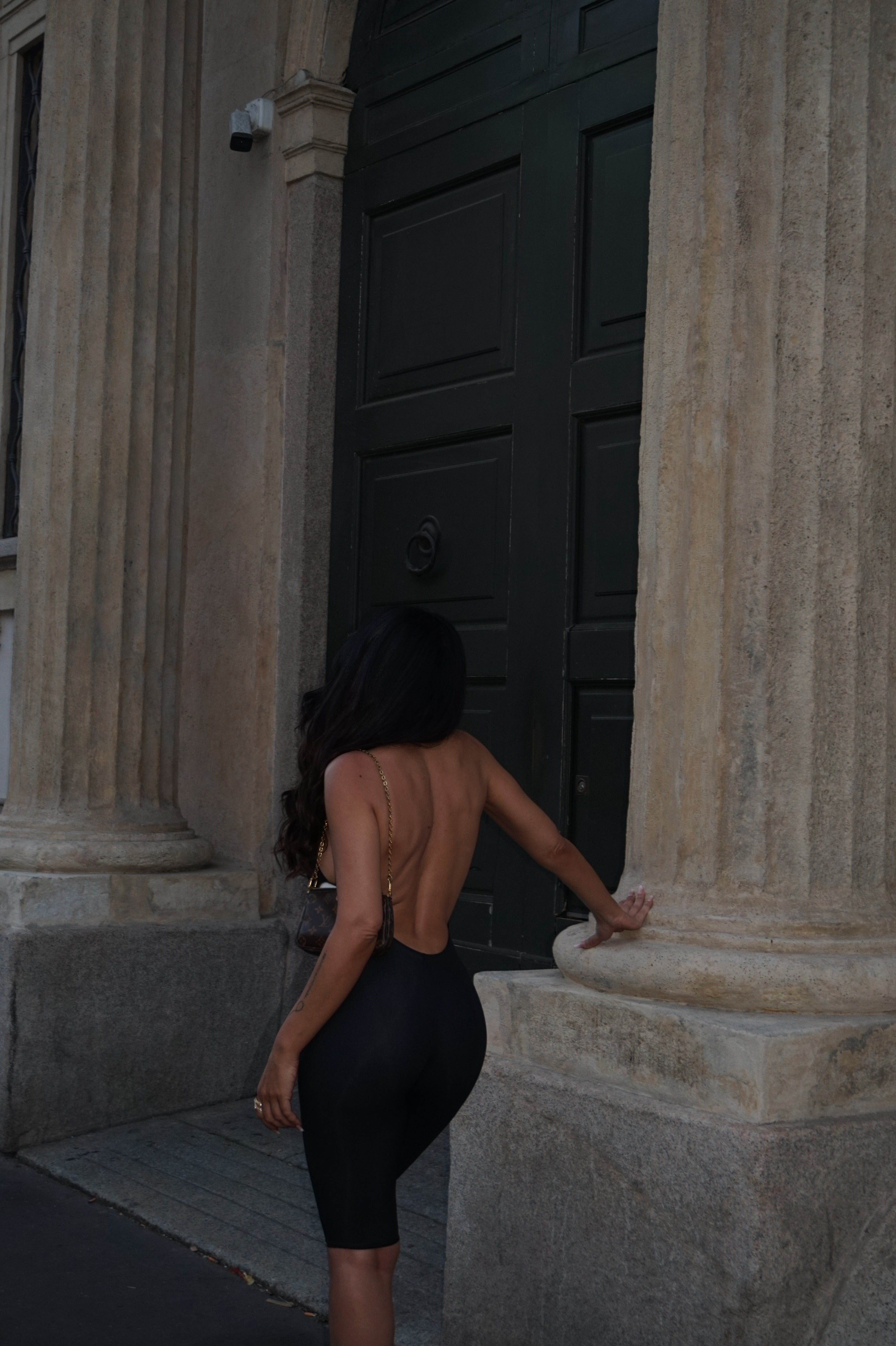 sculpt capri jumpsuit nero