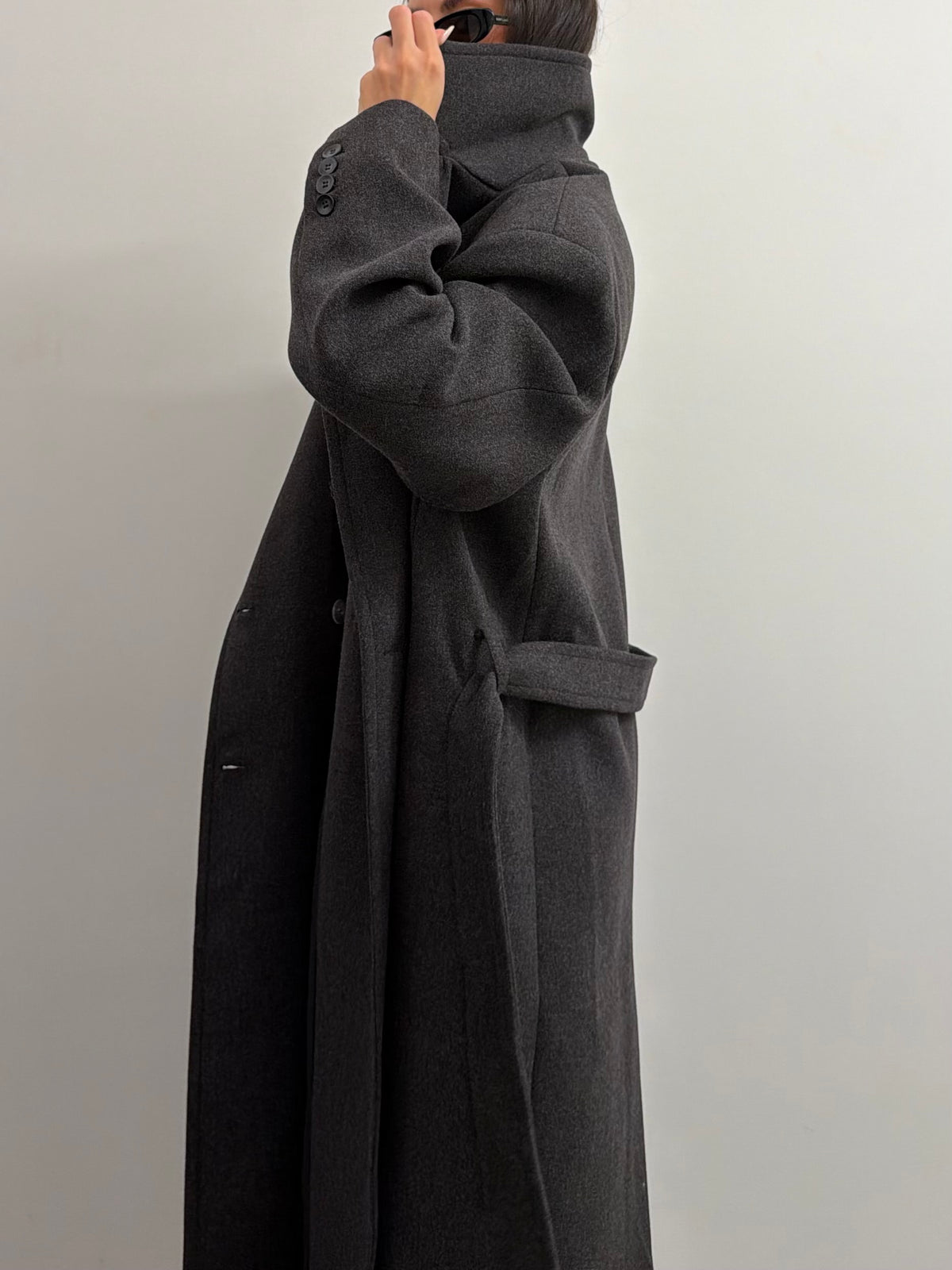 Maxi grey coat