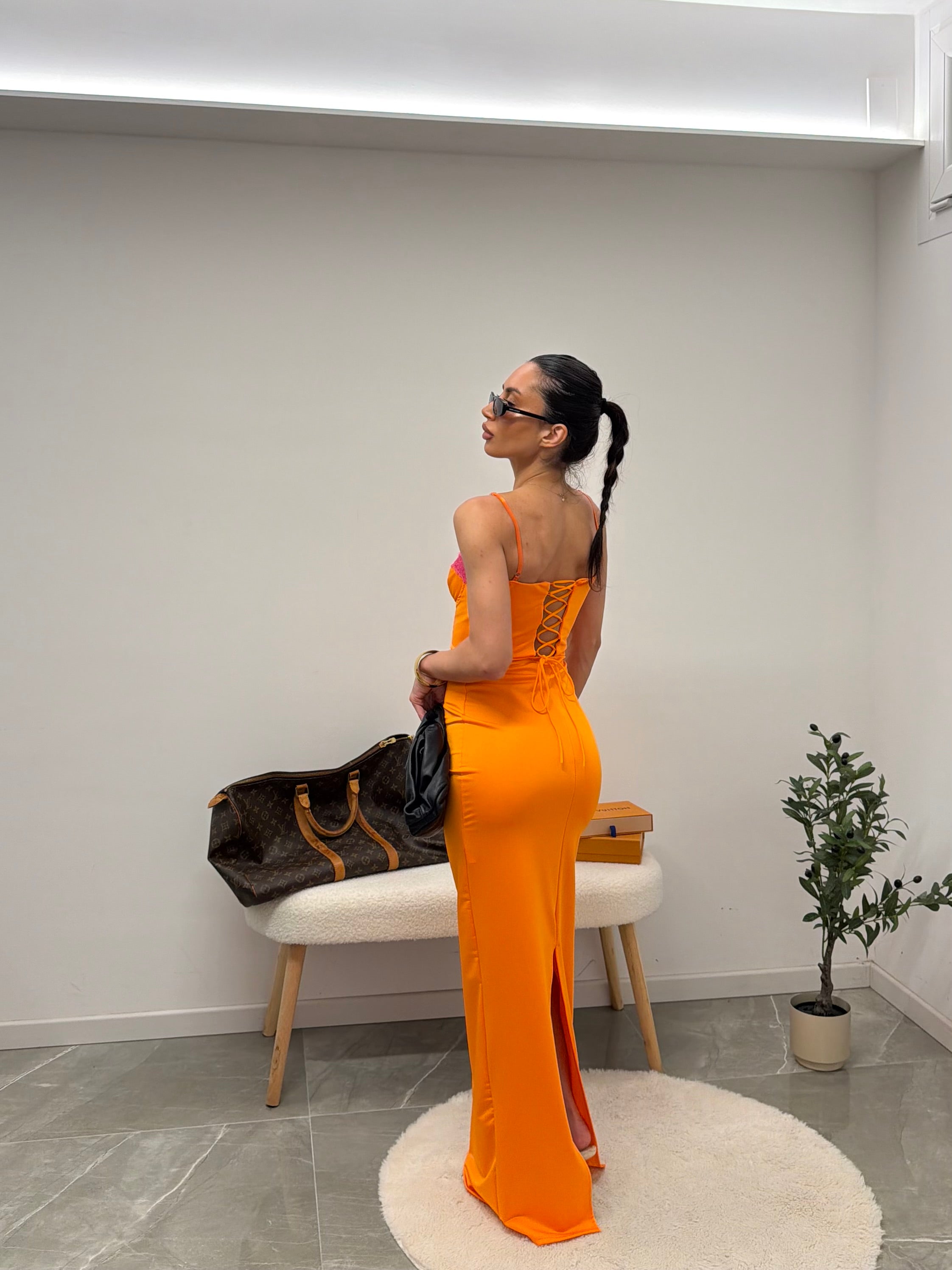 Tangerine Muse Dress orange