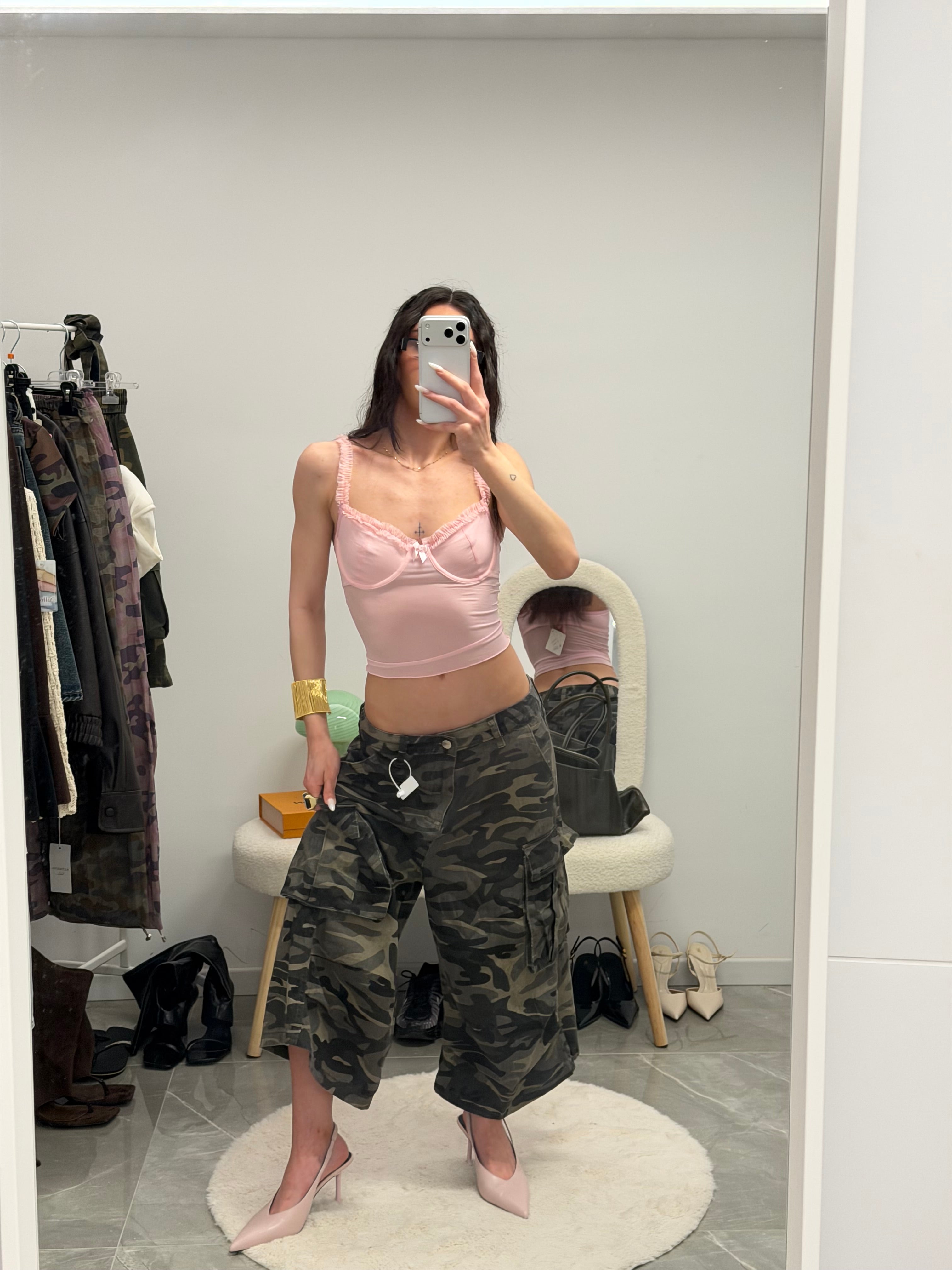 baby pink top