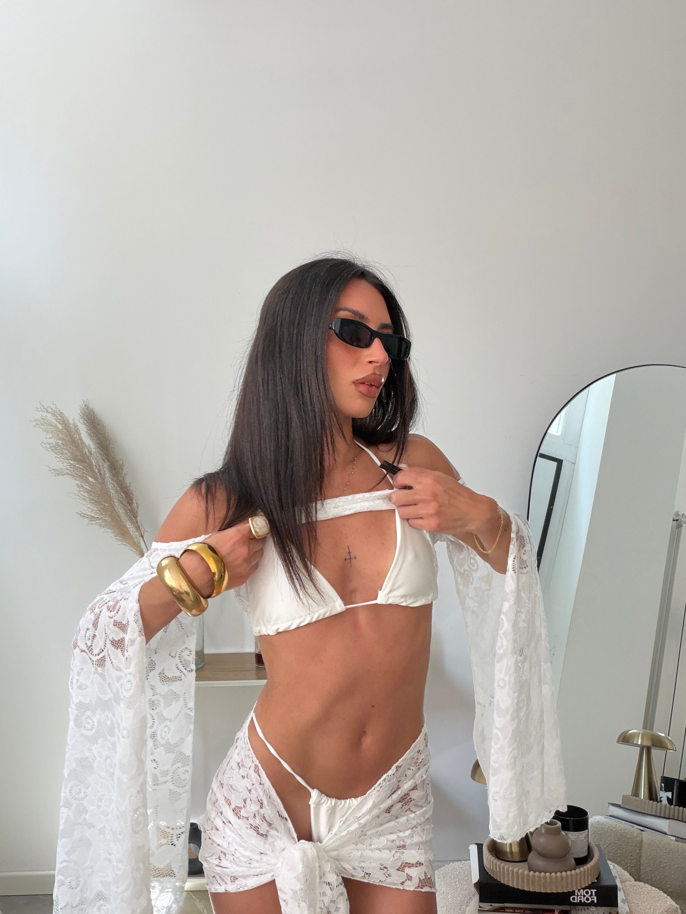 coordinato macrame 3 pezzi