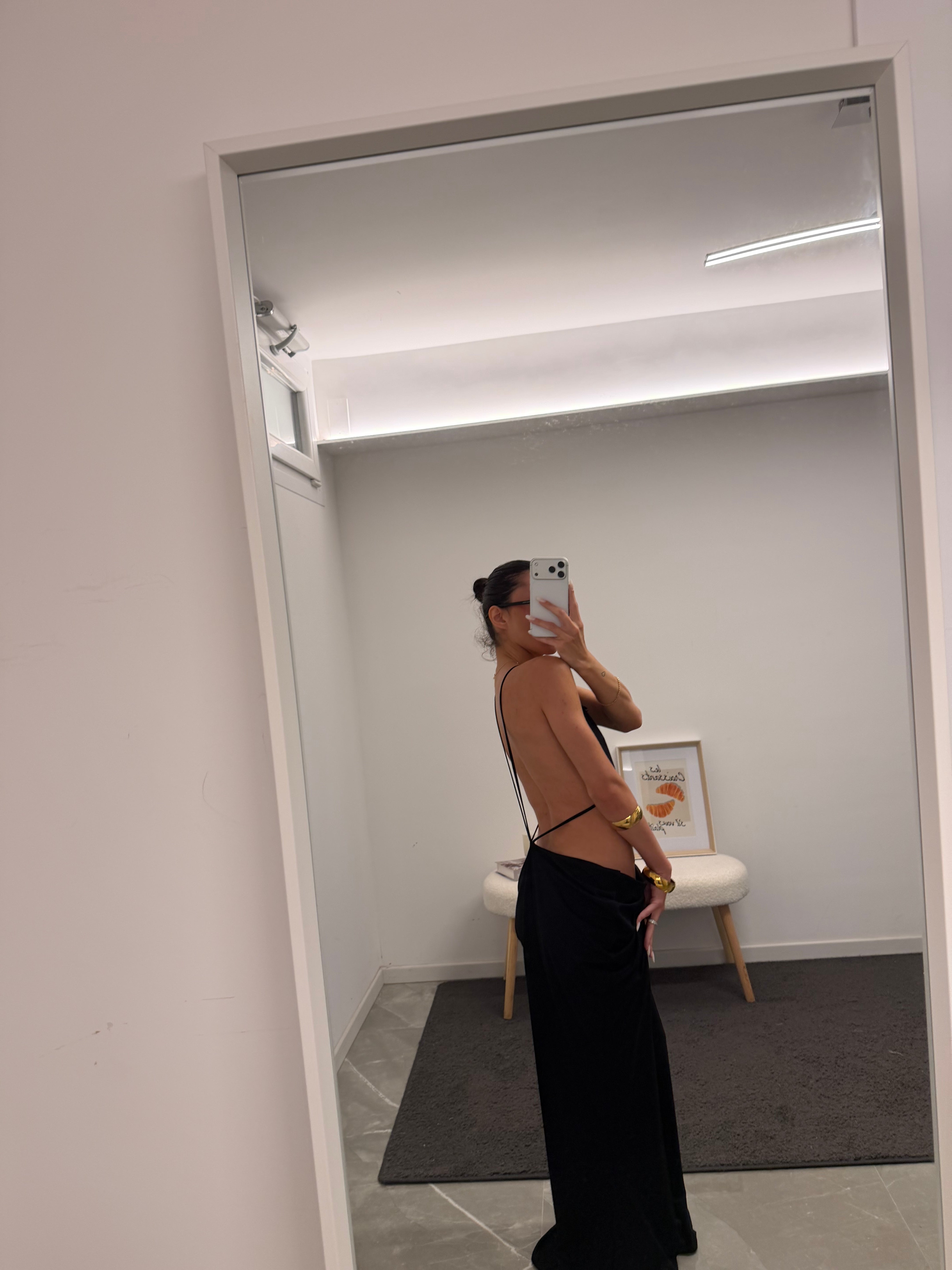 maxi cut out asymmetrical dress deep