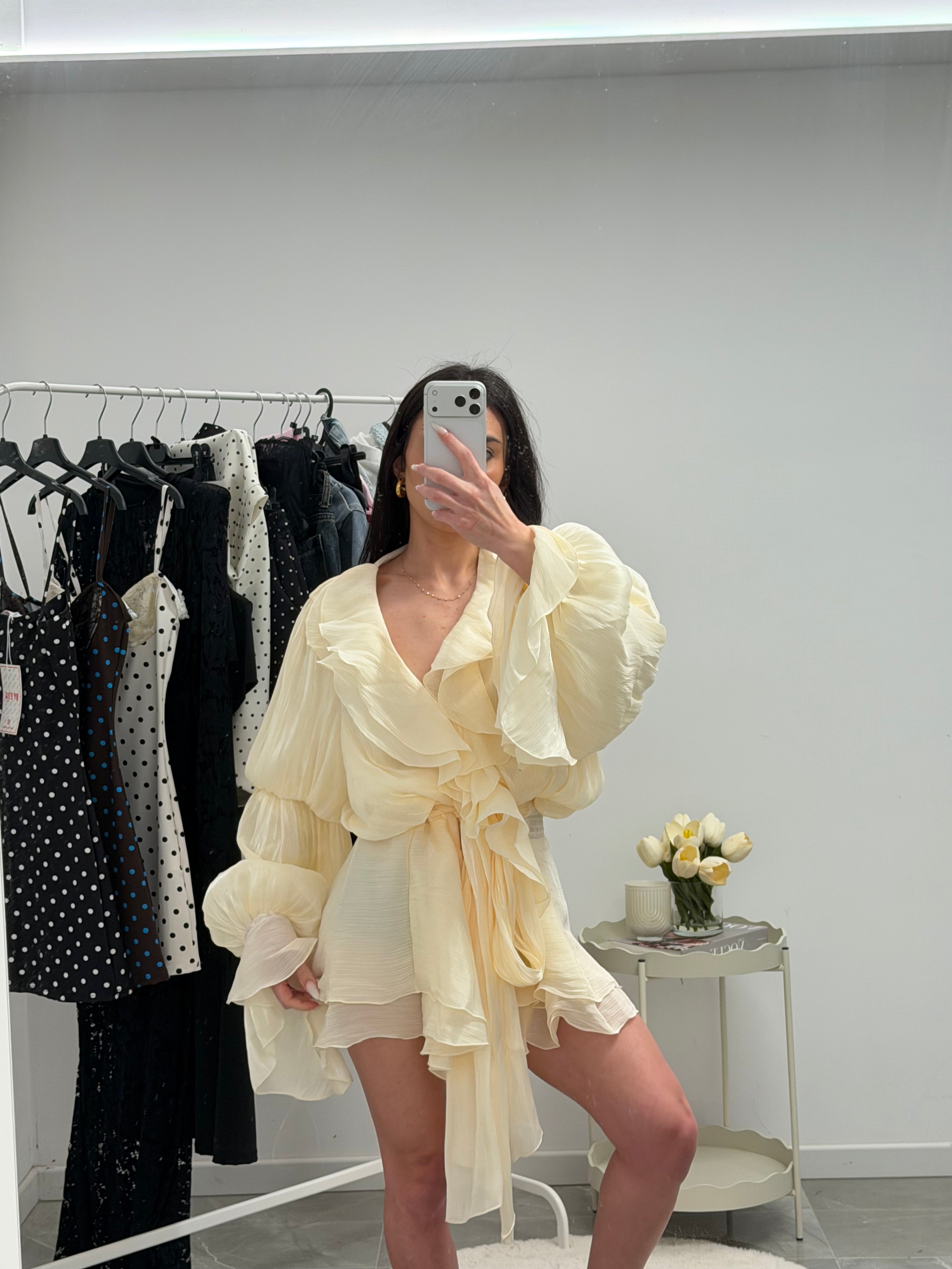 Dress ruffles mini